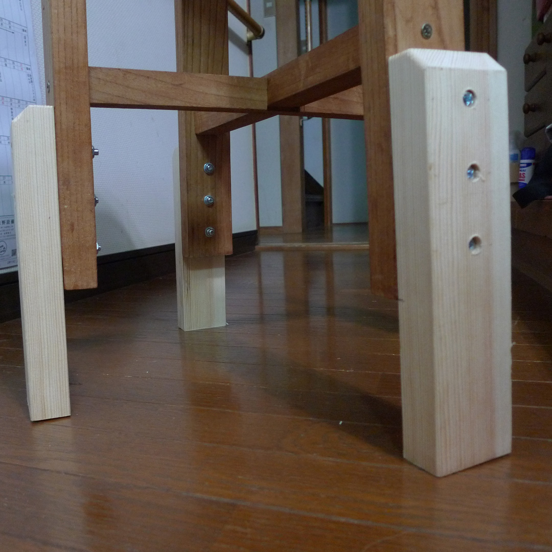 椅子脚延長の写真3