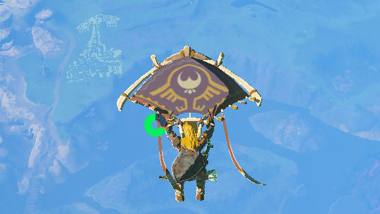 パラセール滑空