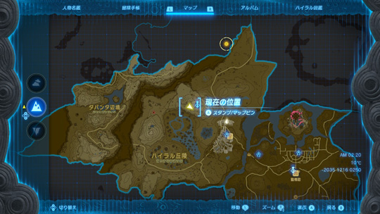 ラブラー山鳥望台のマップ