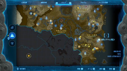 東ハテールマップ