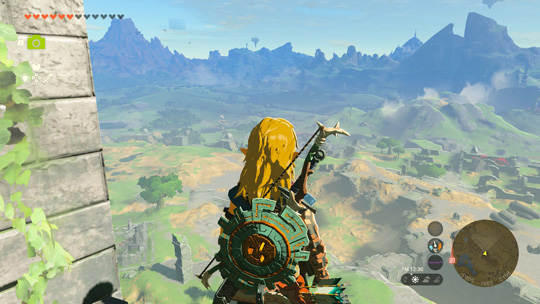 飛び立ち前の風景